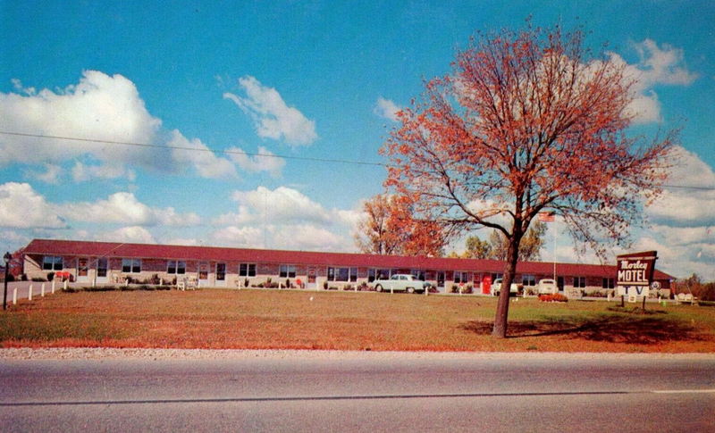 Morley Motel - Old Postcard